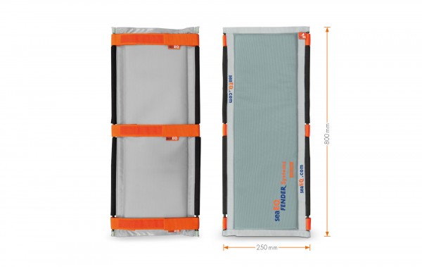 Pfahlfender, Dalbenfender PF 25/80 grau